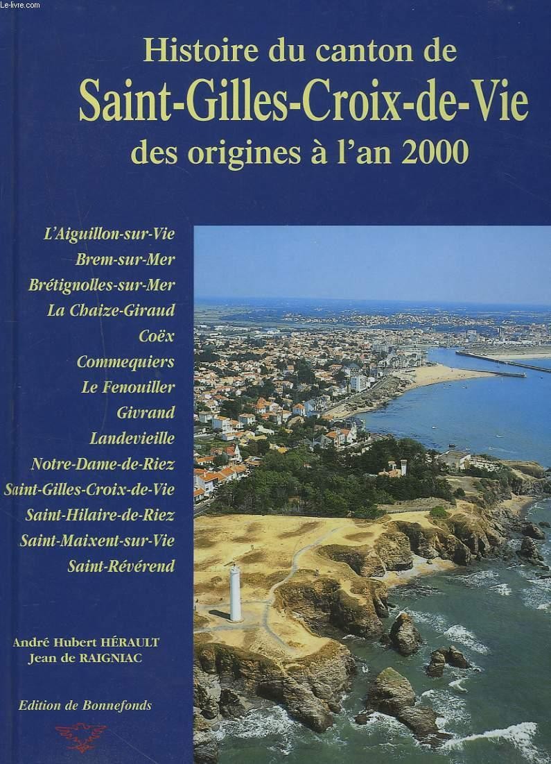 Histoire du canton de Saint-Gilles-Croix-de-Vie